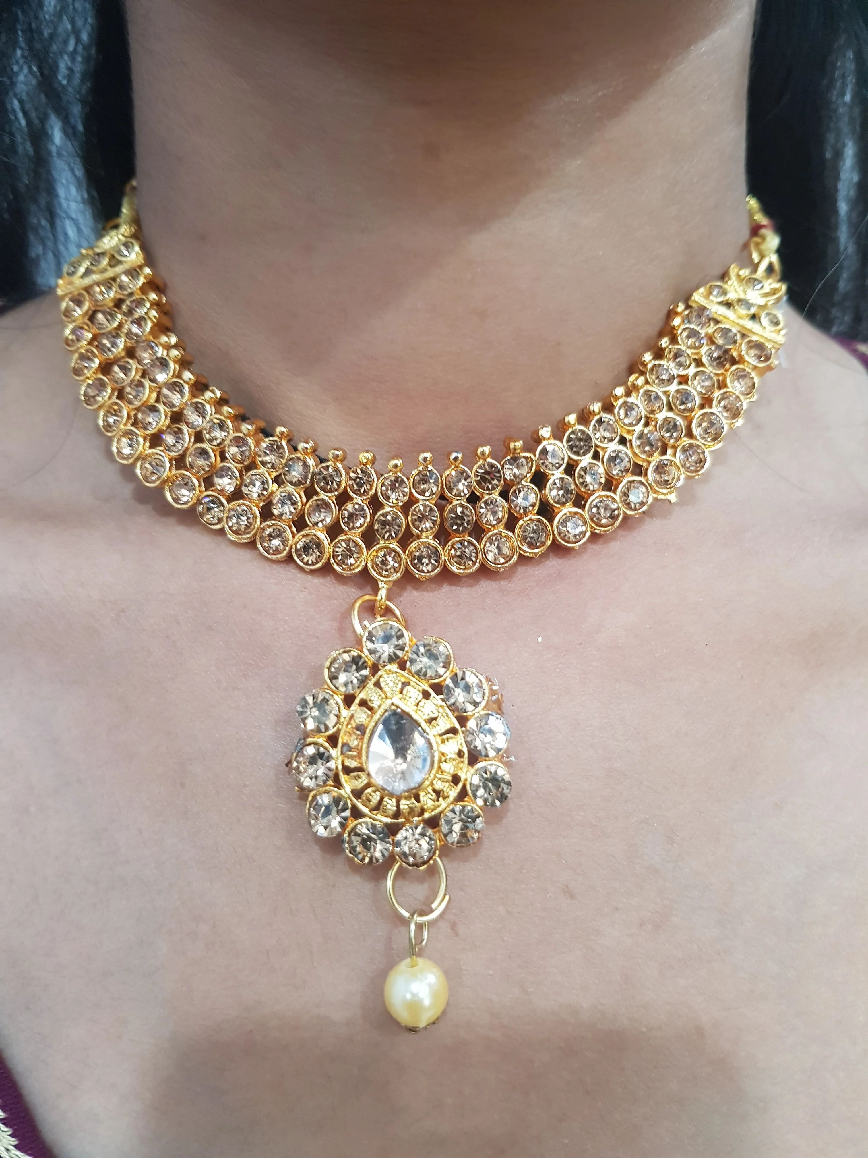 Artificial Golden Jewellery Set Kids & Adults Fancy Dress Costume Accessories - Image 5