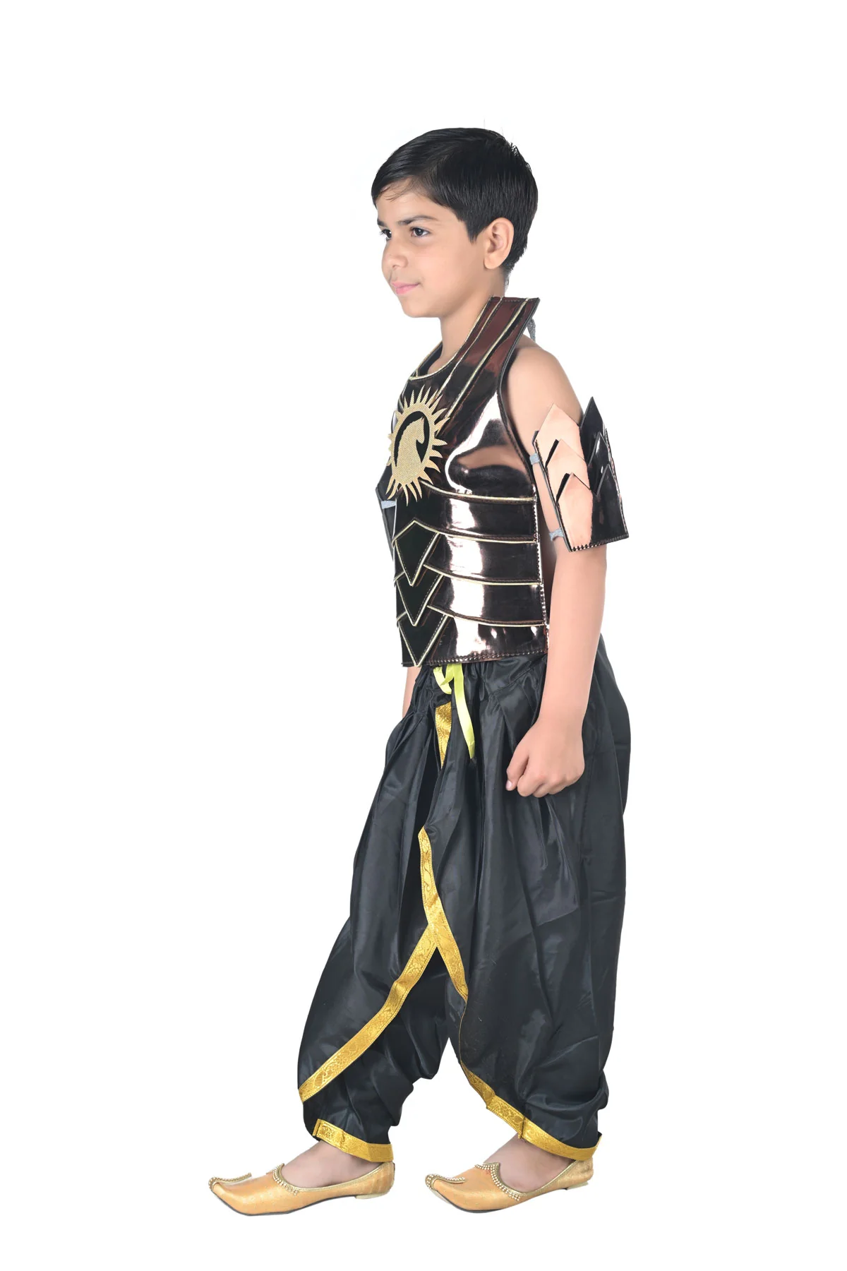 Baahubali Warrior Indian Movies Character Kids & Adults Fancy Dress Costume - Image 4