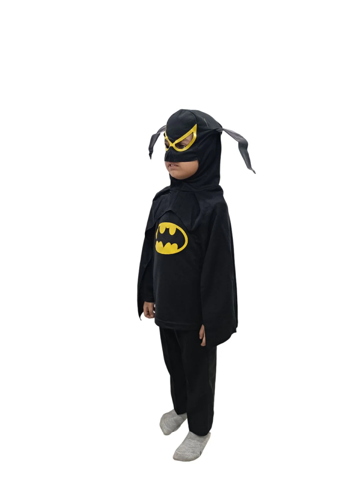 Black Bat Comic Movie Superhero Kids Fancy Dress Costume - Premium - Image 4