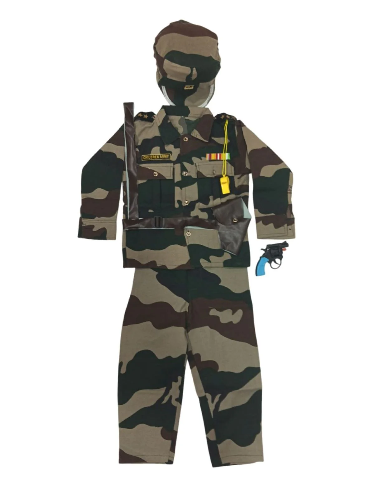 6pcs Military Woodland Print | Independence Day | Army Dress | Community Helper Soldier for Patriotic Events for Role Play - Image 8