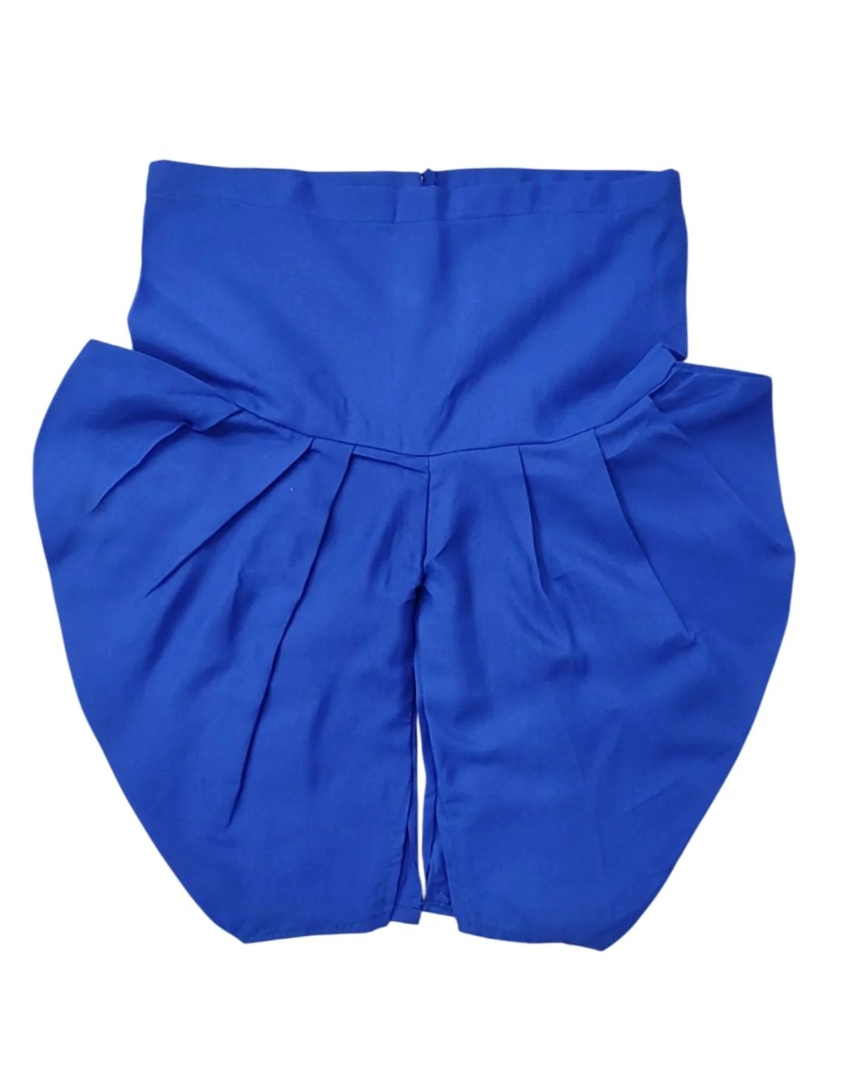 Blue Gujarati Kedia with Dhoti & Turban Cap With A Pair of Dandiya Sticks – Traditional Outfit with State Artwork & Gota Work for Navratri & Festivals | Gujarat Fancy Dress Costume For Kids & Adults - Image 9