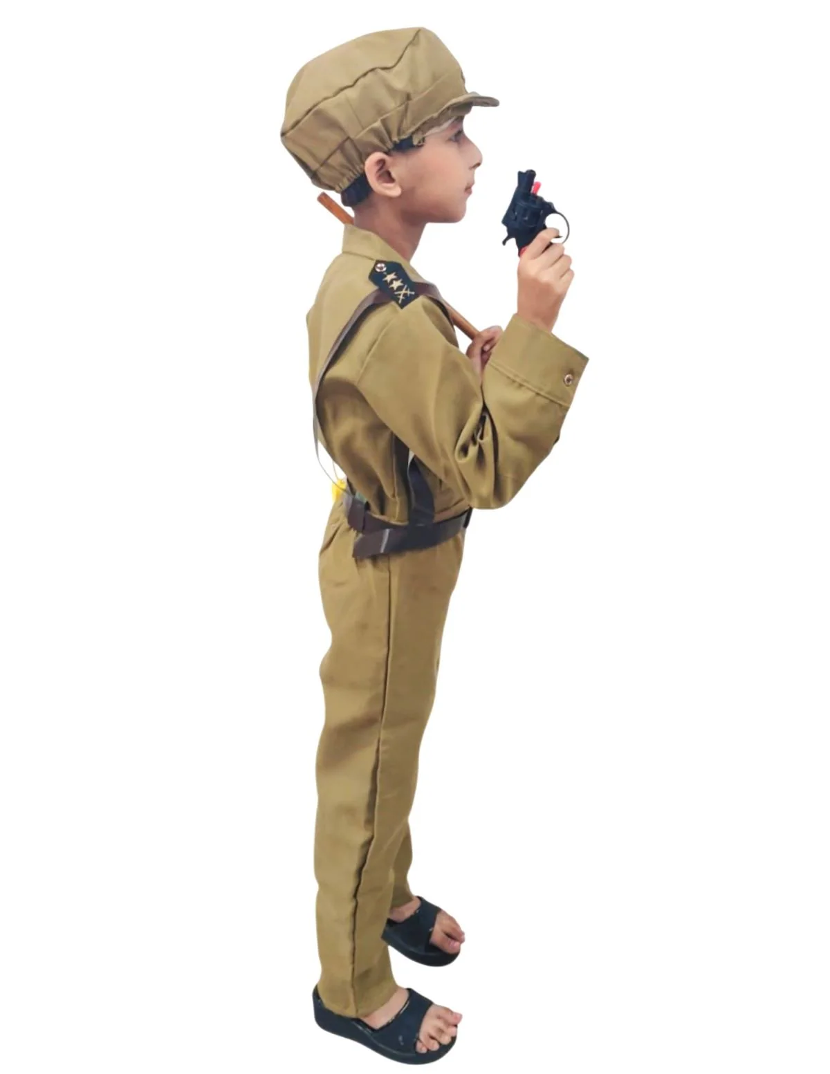 Police Dress for Kids | 7 Pcs Set Police Uniform Costume β Professionals & Helpers Theme | Ideal for Fancy Dress, Role Play, Independence Day & School Events - Image 3
