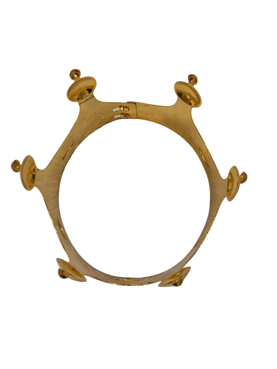 Royal Plastic King Crown for Kids with Shiny Metal Look & Stone Details - Crown for Boys, Fancy Dress Accessories for Halloween, Cosplay, and Theme Parties - Image 2