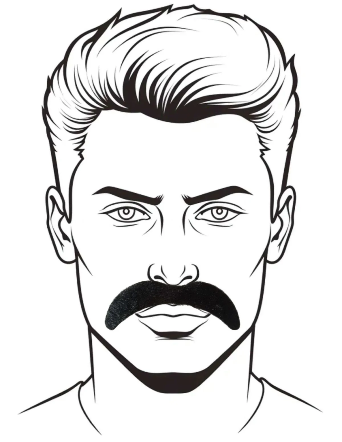 Stick-On Moustache Set β 12 Pieces with 6 Unique Styles | Self-Adhesive Fake Mustaches for Kids & Adults | Theme Party, Fancy Dress, Fun Props - Image 4