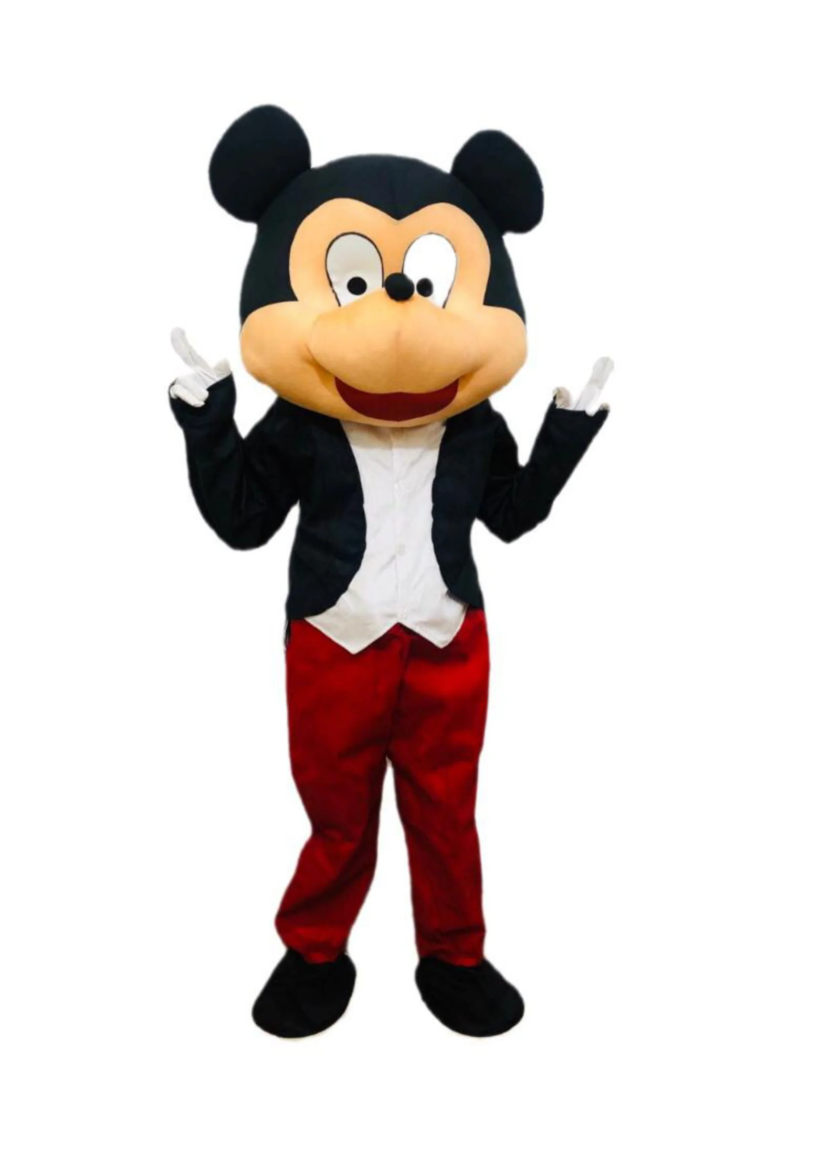 The Brave Friendly Mouse Cartoon Character Mascot Costume for Events | Adults | Full Size Adults - Image 5