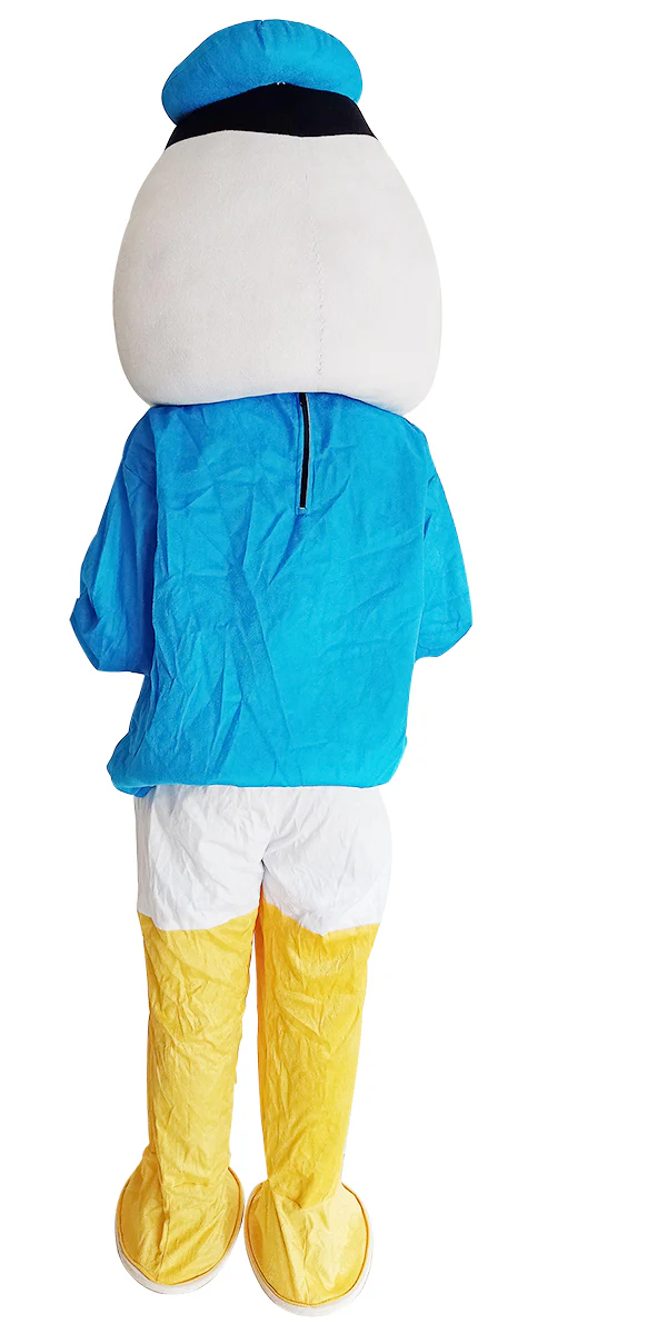 Comical Sailor Duck Cartoon Mascot Costume For Theme Birthday Party & Events | Adults | Full Size - Image 3