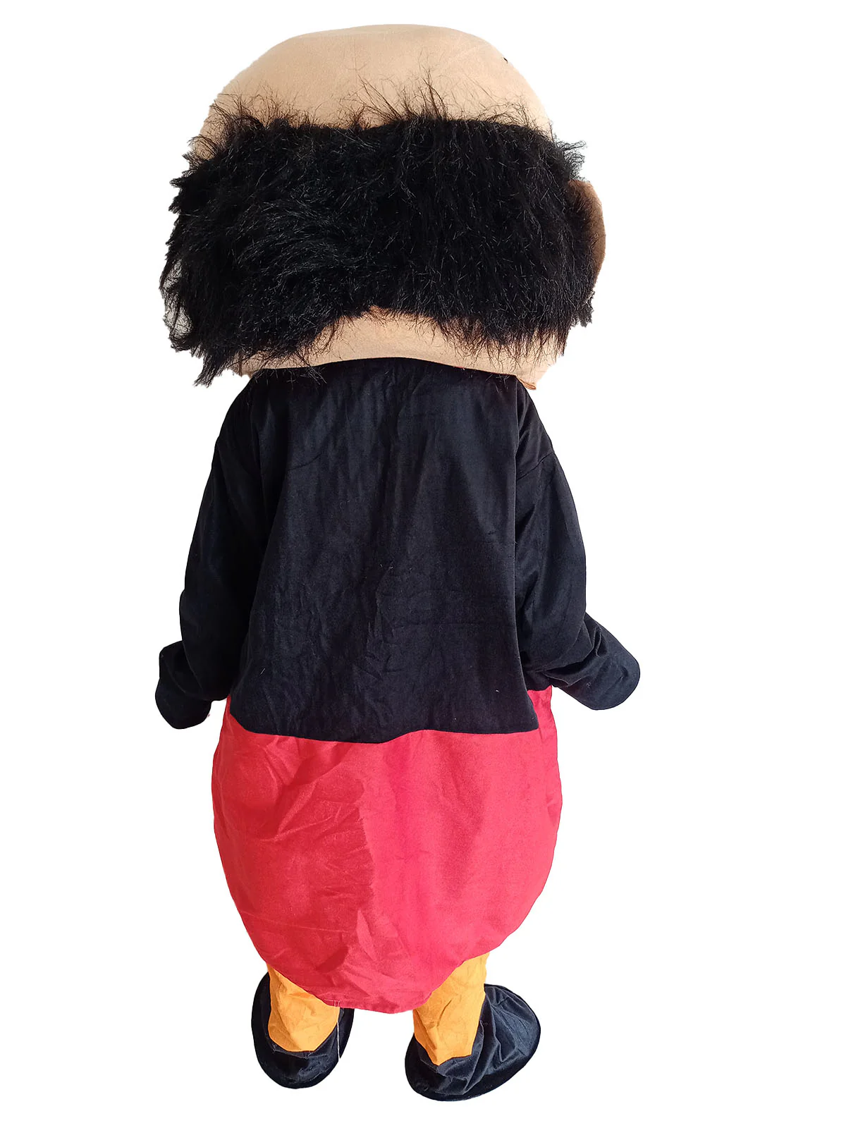 Fat & Samosa-Loving Indian Cartoon Character Mascot Costume For Theme Birthday Party & Events|Adults|Full Size Adults | Red & Yellow - Image 4
