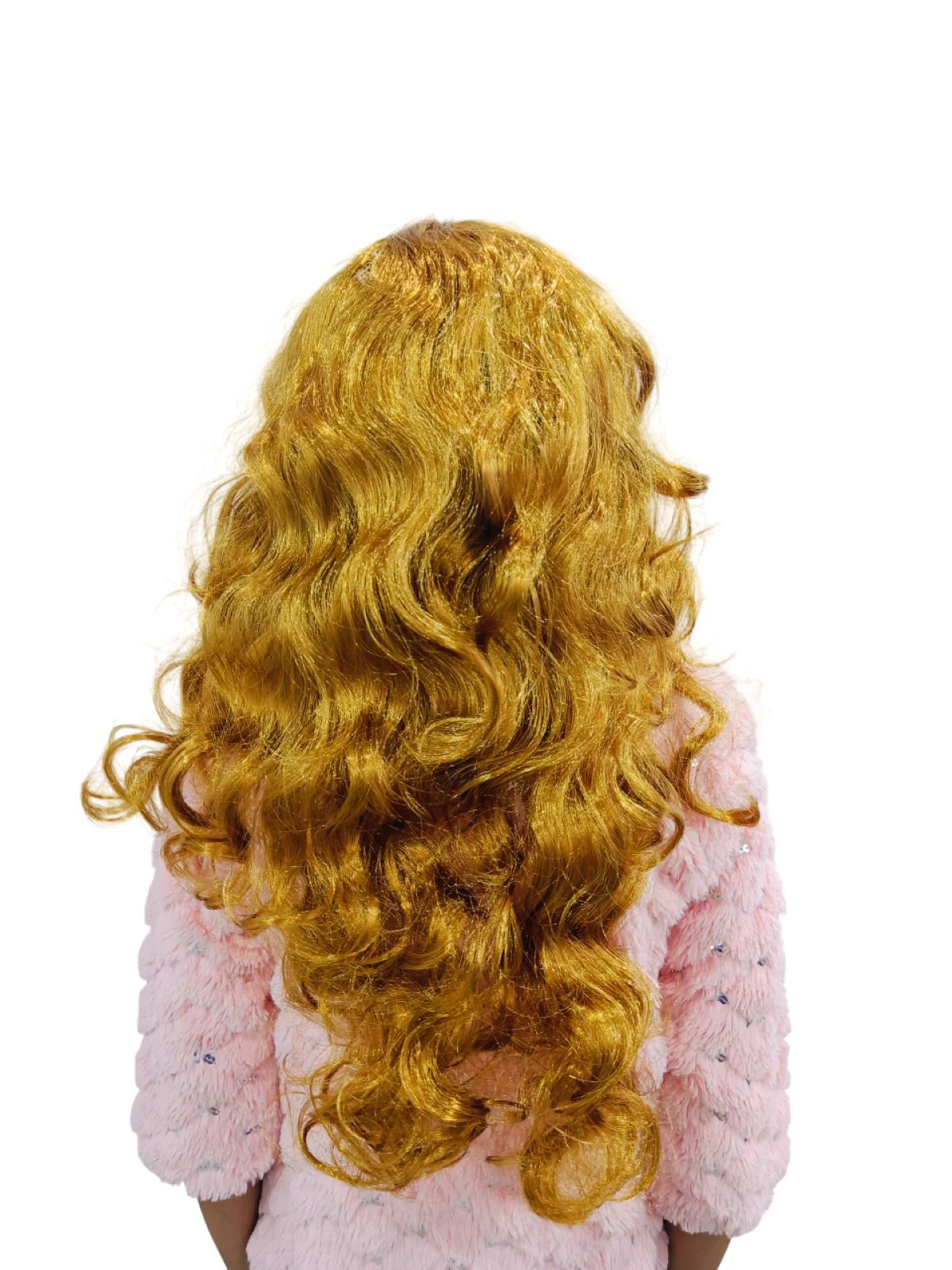 Buy Golden Blonde Color Foreigner Long Hair Wig for Girls and Women Fancy Dress Costume Accessory - Image 3