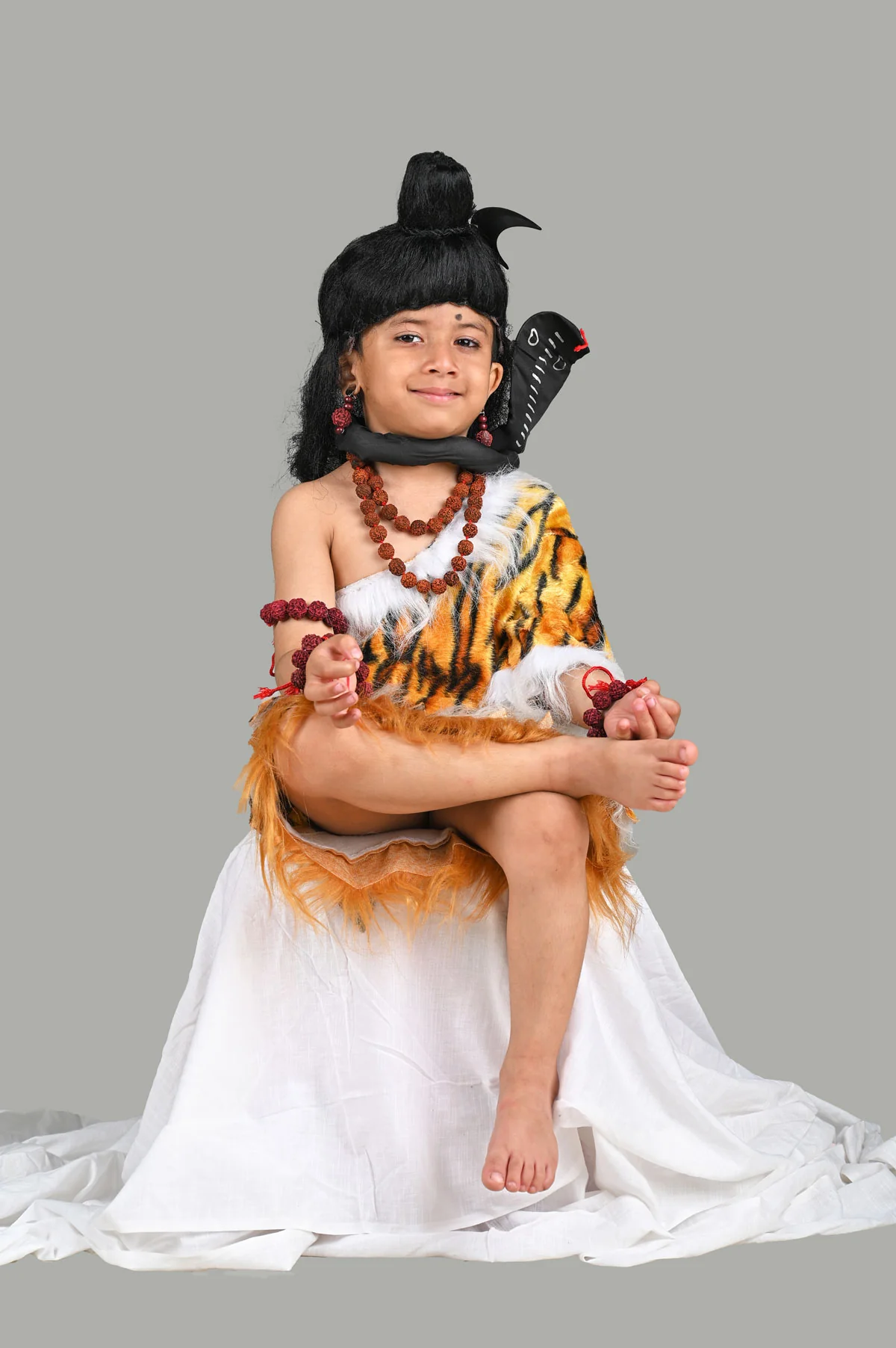 Lord Shiva Shankar Bhagwan Hindu God Kids & Adults Fancy Dress Costume - Premium - Image 6