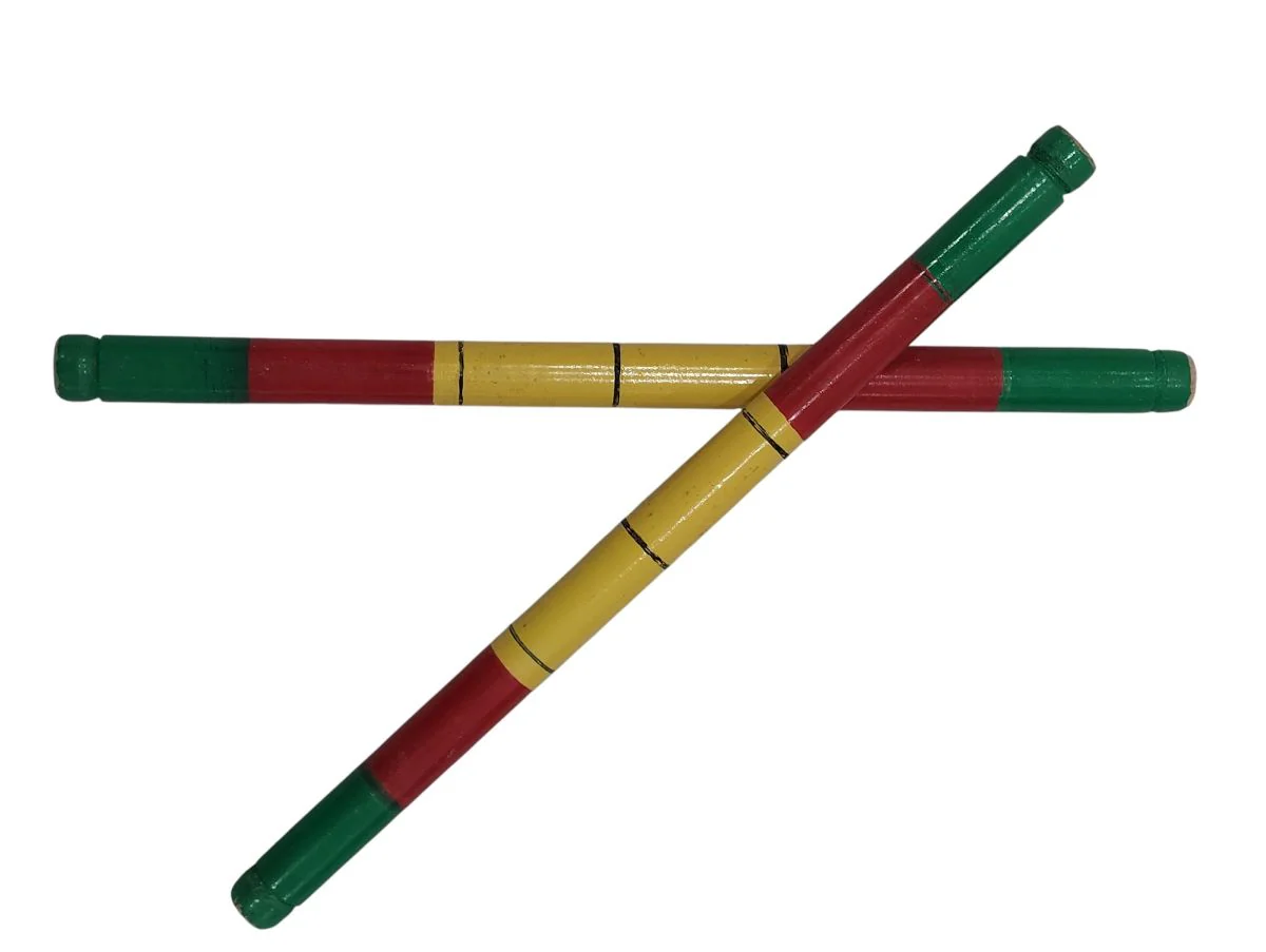 Multicolor Dandiya Sticks 33cm Navratri Garba Dress Accessory for Kids & Adults - Image 3