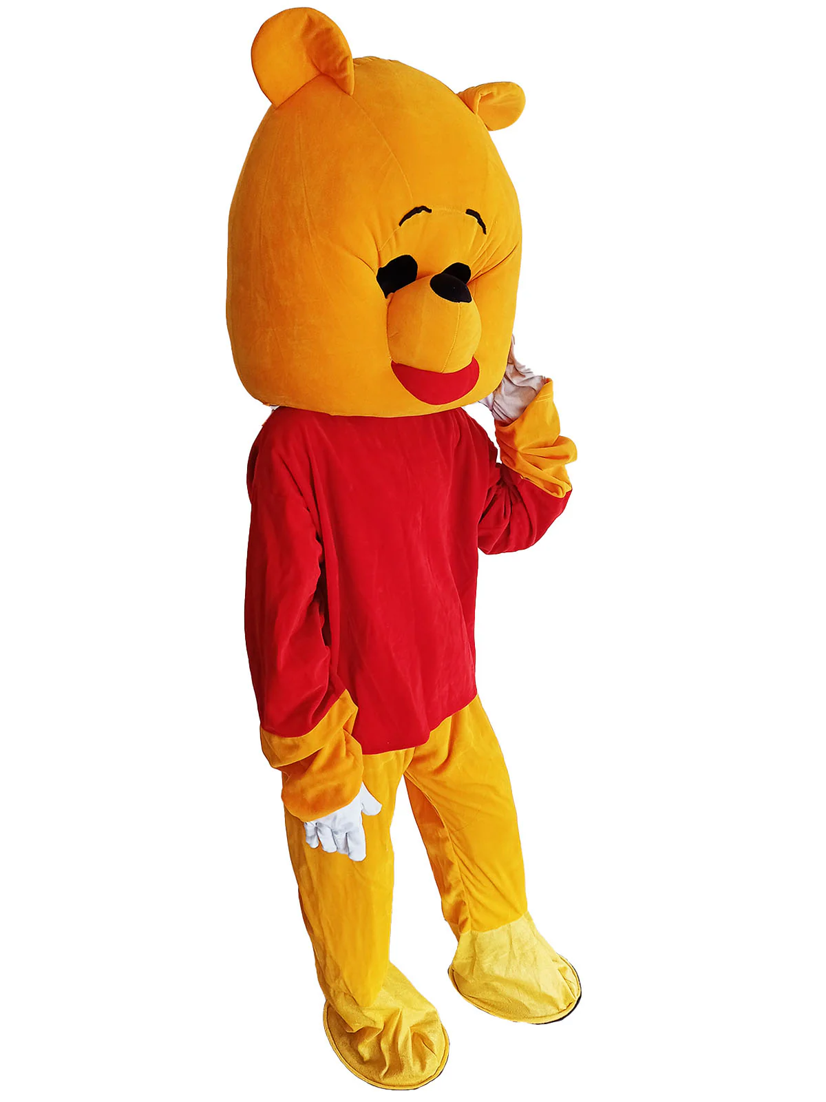 Buy Pooh the Bear Cartoon Mascot Costume For Theme Birthday Party & Events | Adults | Full Size - Image 2