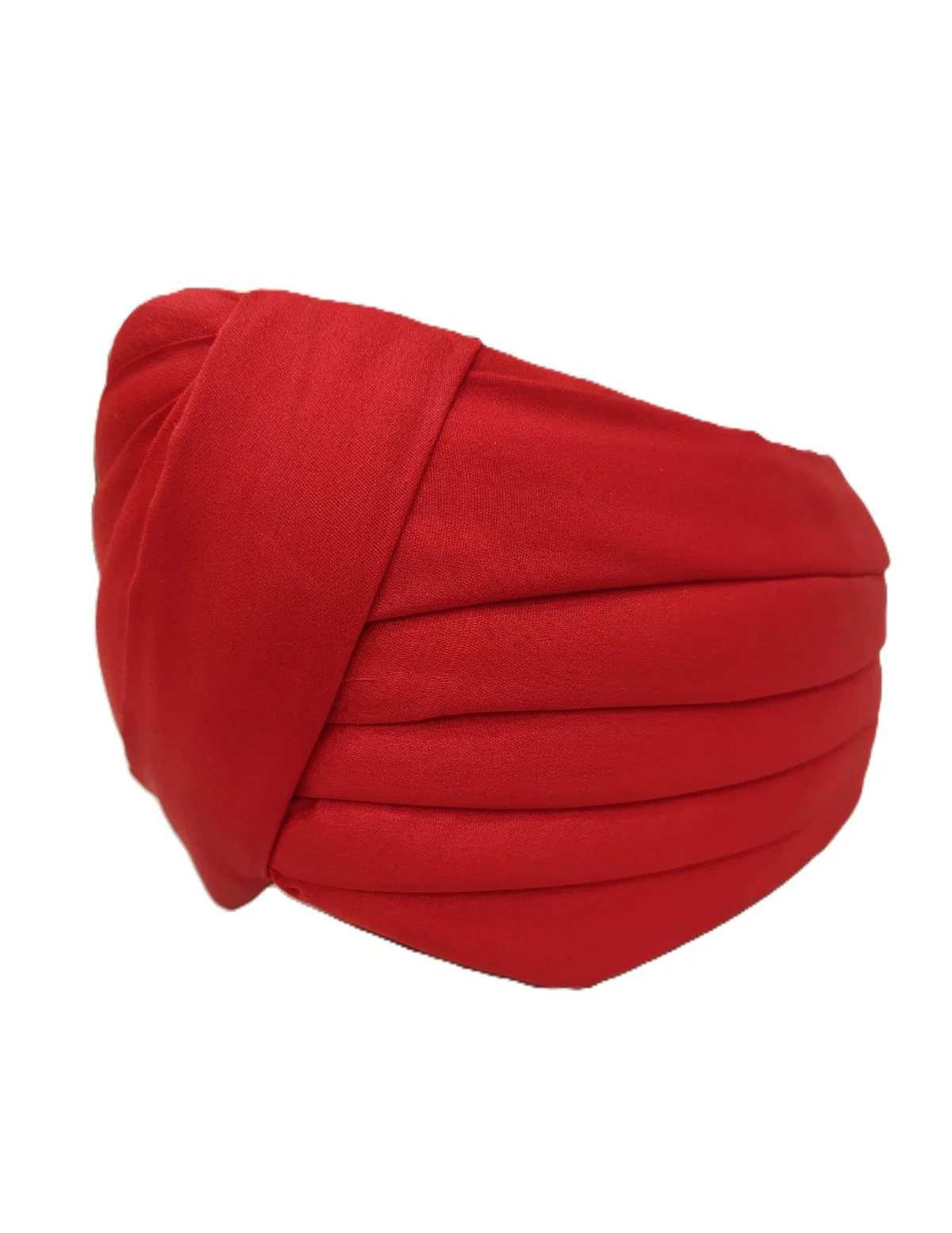 Red Punjabi Pagdi Sardar Ji Indian Traditional Turban Costume Accessory for Boys and Men 8-14 Years - Image 3