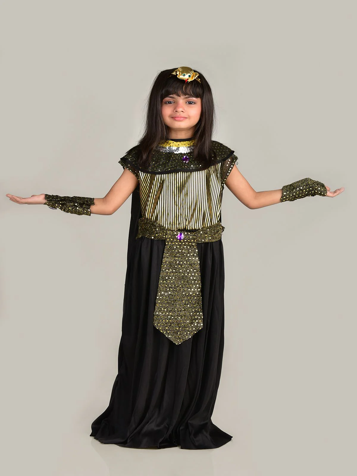 Egyptian Queen of the Nile Cleopatra International World Costume | Imported - Image 6