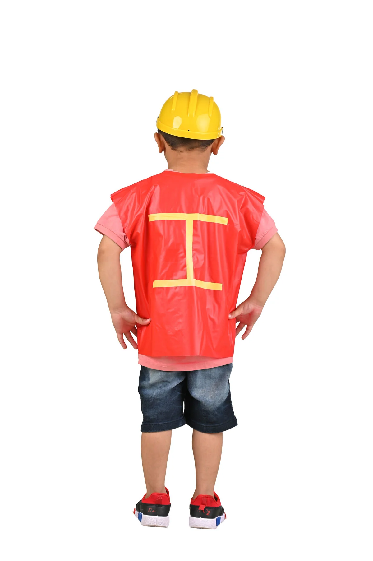 Fireman Fire Fighter Community Helper Kids Fancy Dress Costume - Image 3