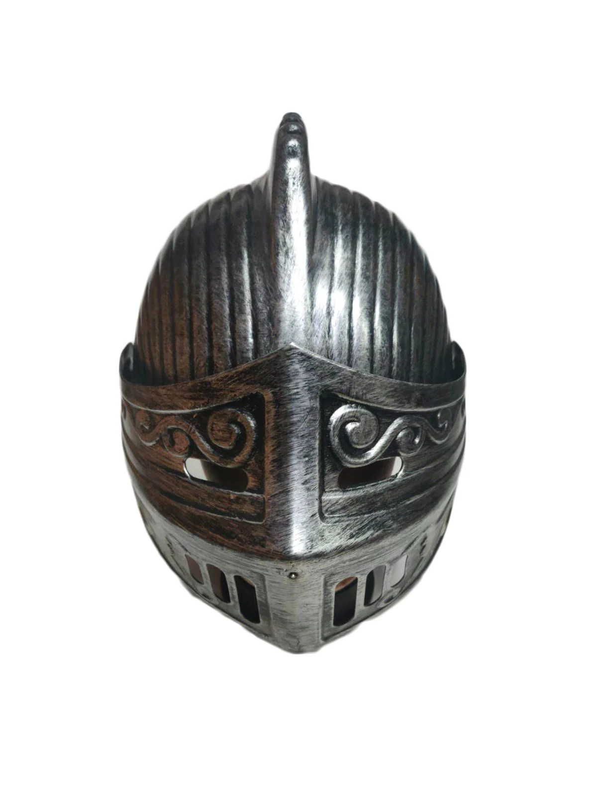 Gladiator Premium Silver Helmet Kids & Adults Fancy Dress Costume Accessory - Image 6