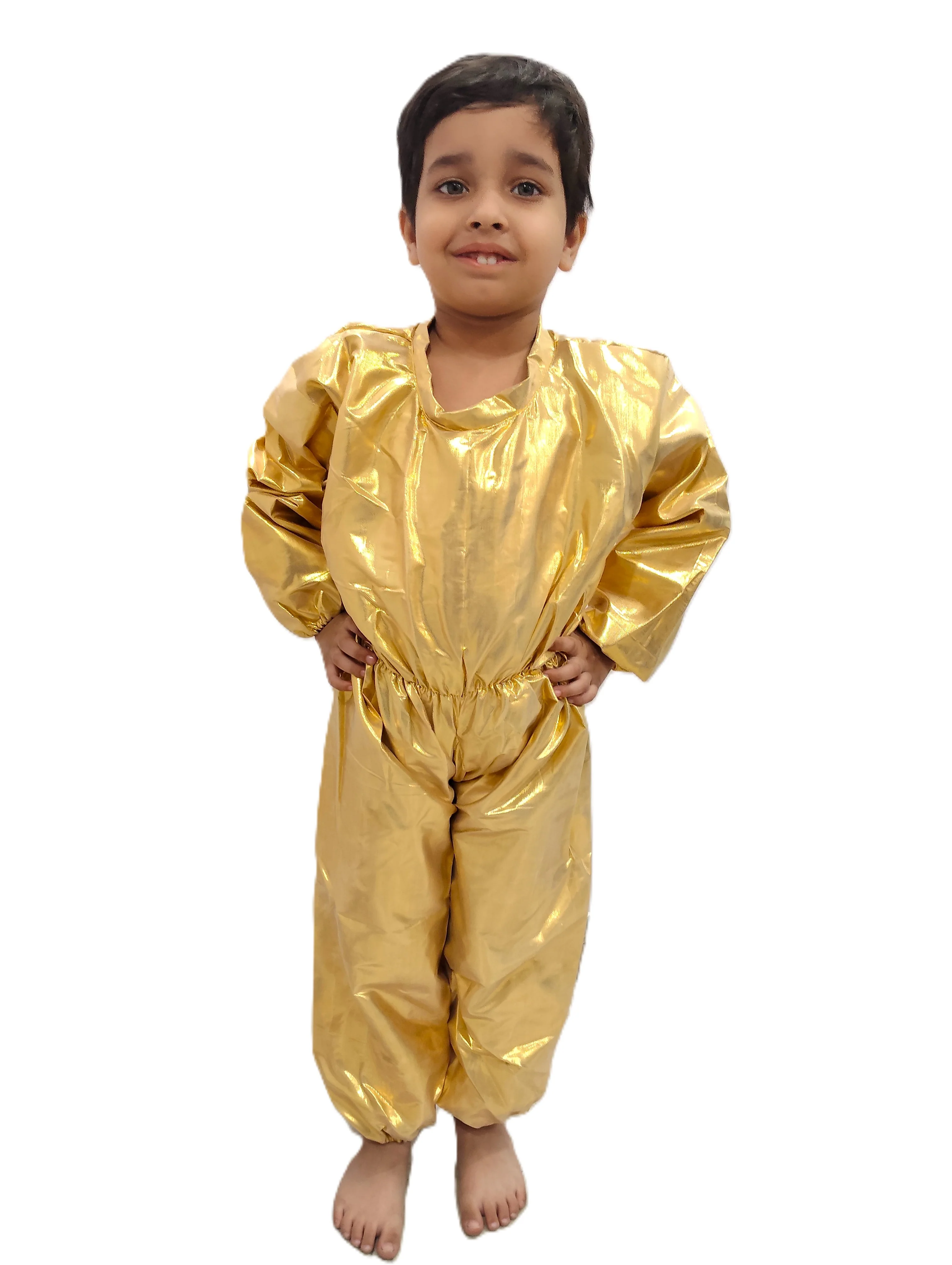 Golden Jumpsuit Fancy Dress Costume
