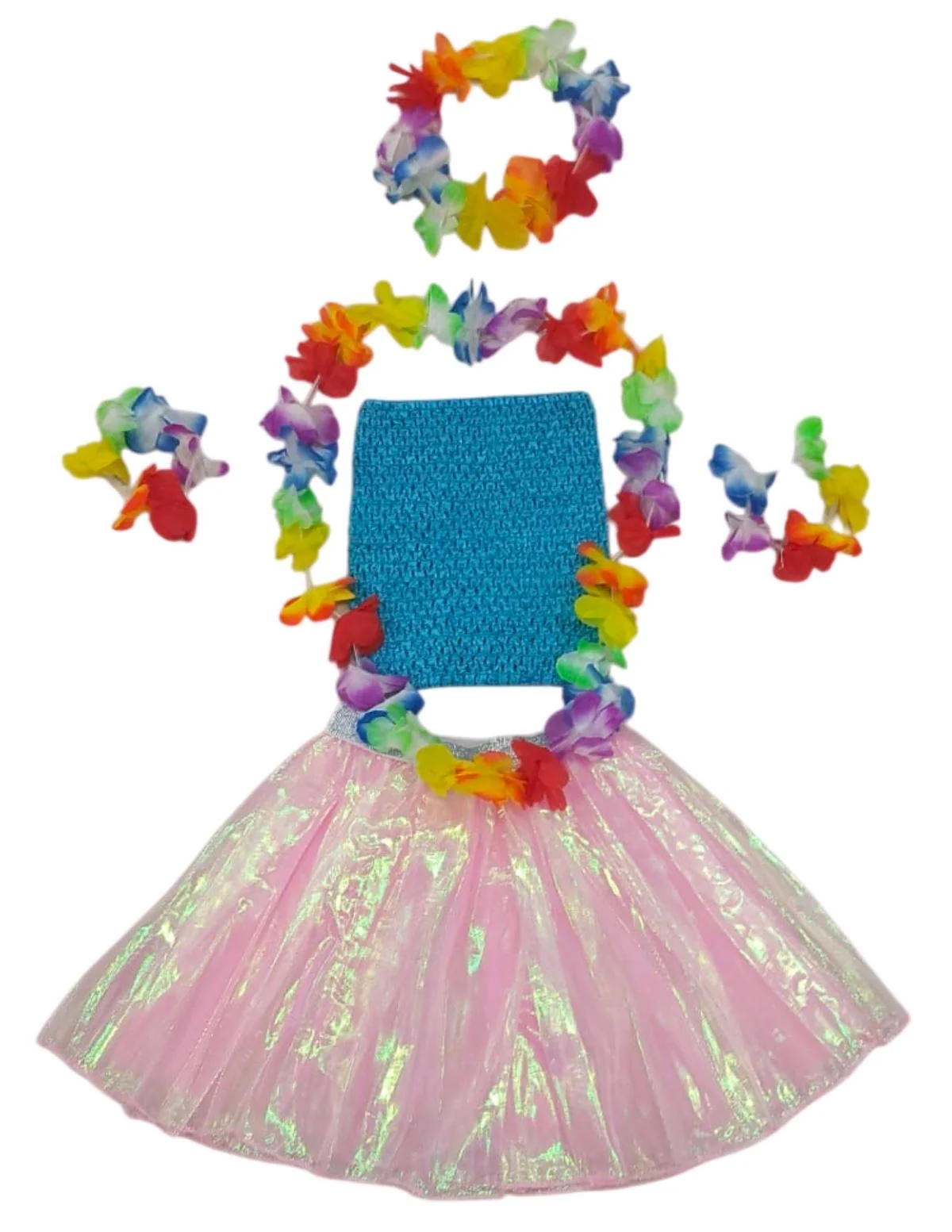 Hawaiian Hula Fancy Dress Costume for Girls and Females - Image 5