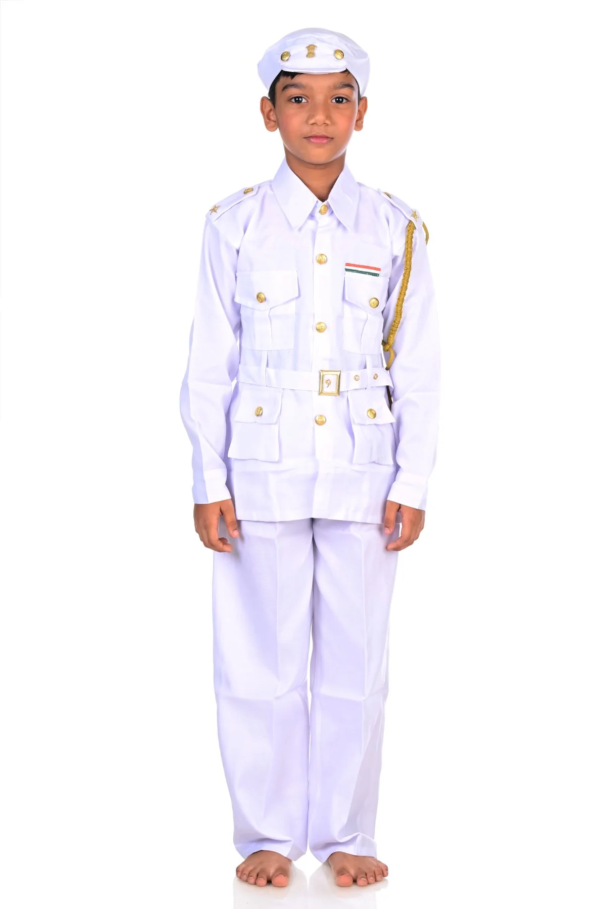 Indian Navy Professionals & Community Helpers Kids Fancy Dress Costume - Image 7