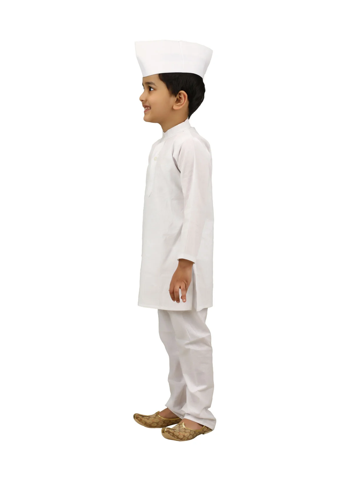 Indian Politician Parliamentarian Neta Ji National Leader Kids Fancy Dress Costume - Image 4