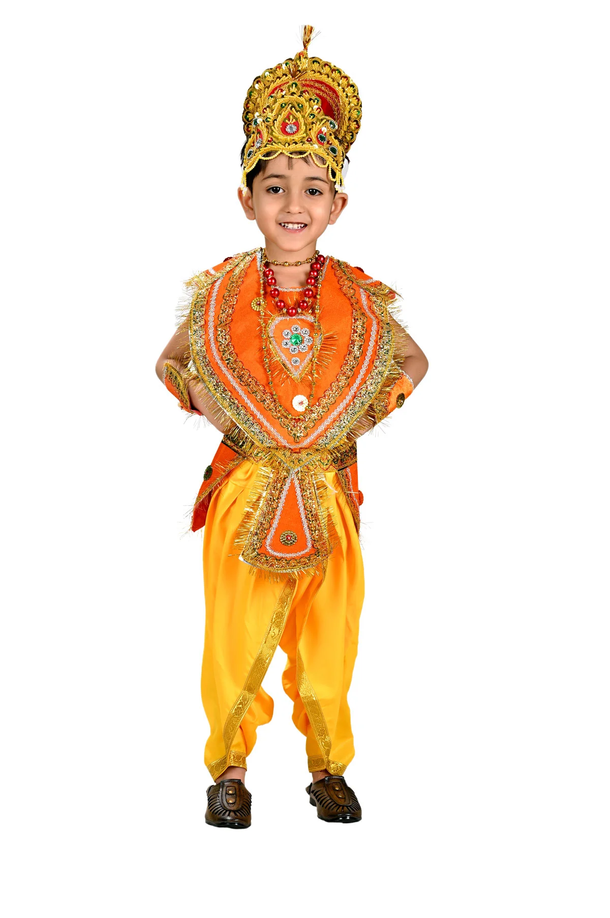 Indian Raja King Historical Mythology Kids & Adults Fancy Dress Costume - Image 8