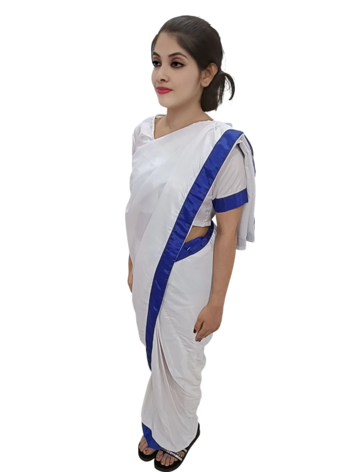 Indira Gandhi Politician Leader Ex-Prime Minister Saree Kids Fancy Dress Costume - Image 13