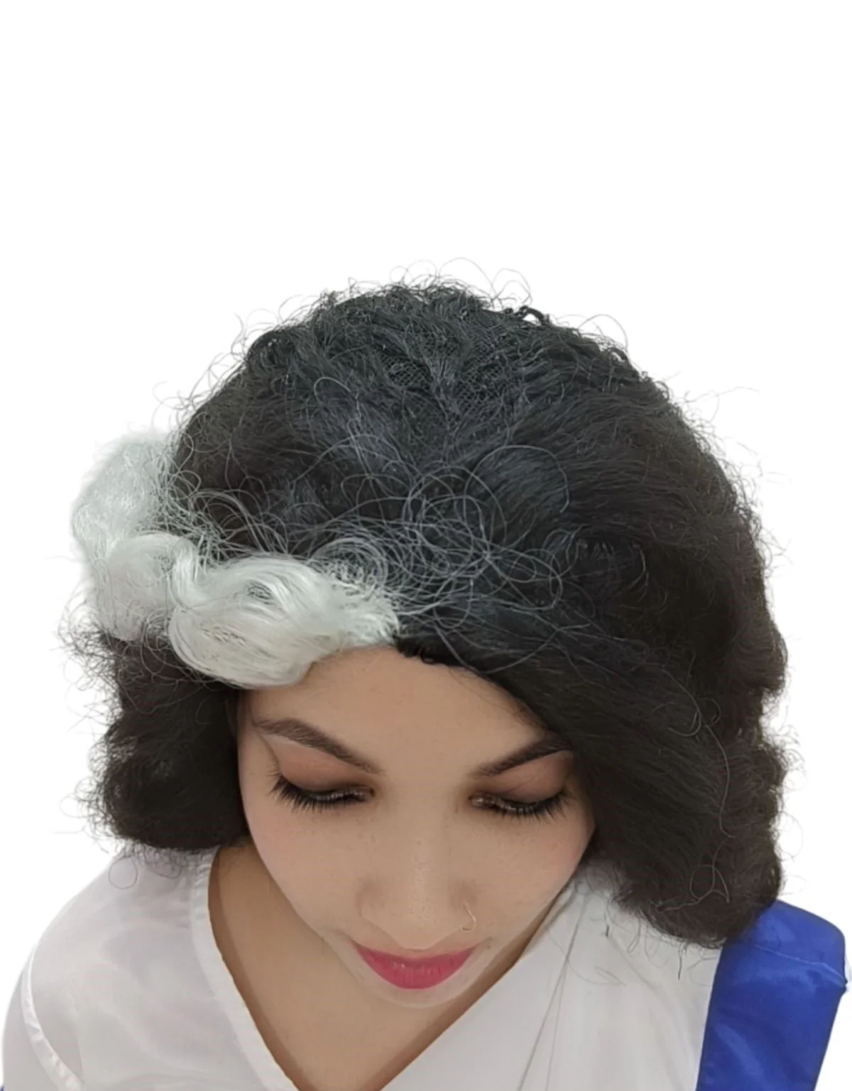 Indira Gandhi Wig for Girls and Women Fancy Dress Costume Accessory - Image 5