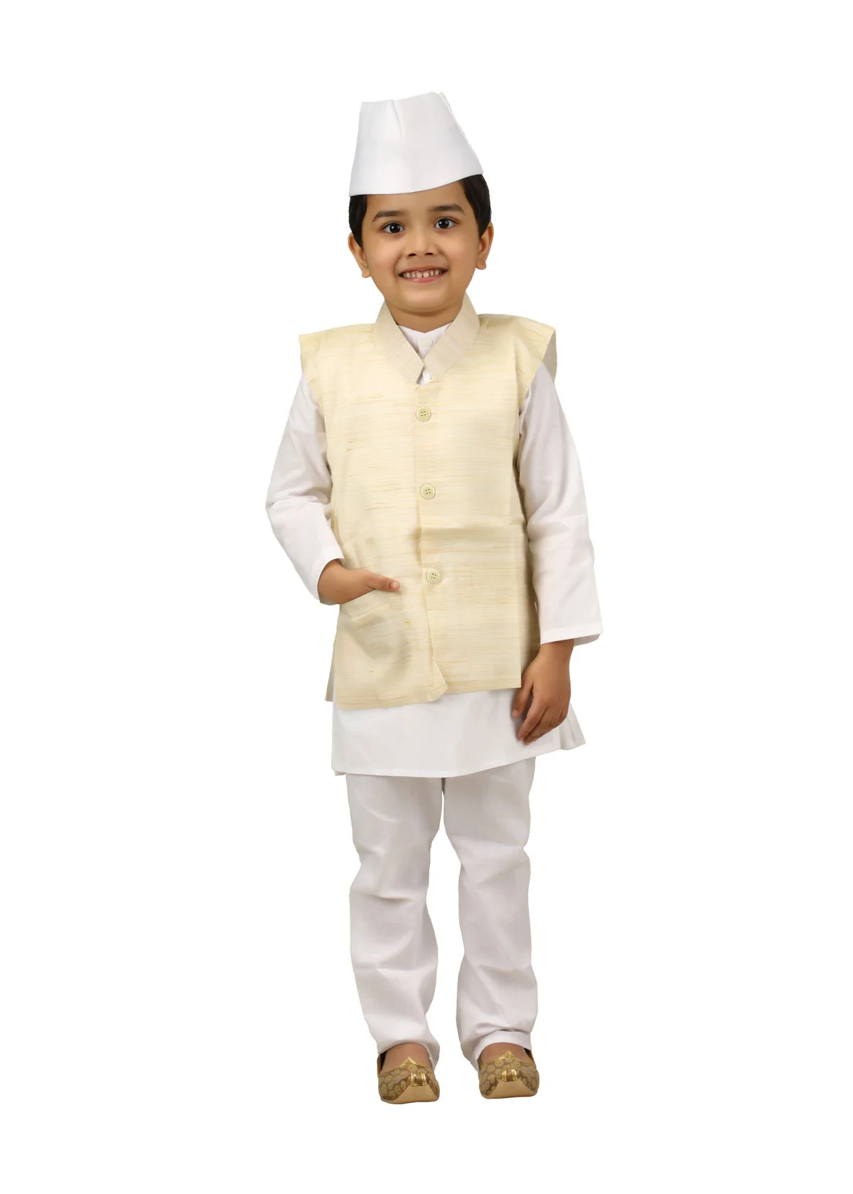 Pandit Ji Jawahar Lal Nehru First Indian Prime Minister National Leader for Boys Kids Adult Fancy Dress Costume - Image 3