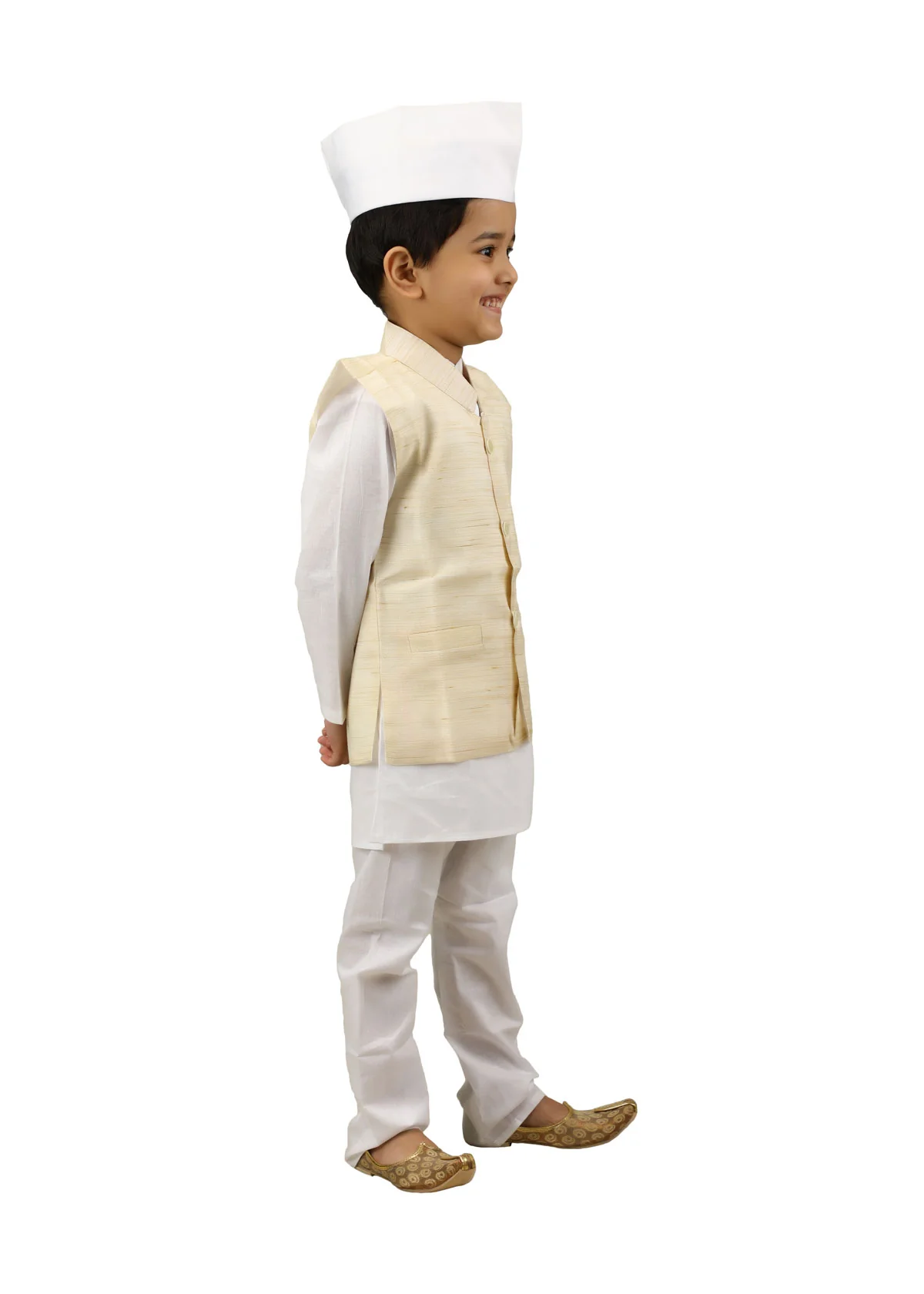 Pandit Ji Jawahar Lal Nehru First Indian Prime Minister National Leader for Boys Kids Adult Fancy Dress Costume - Image 4