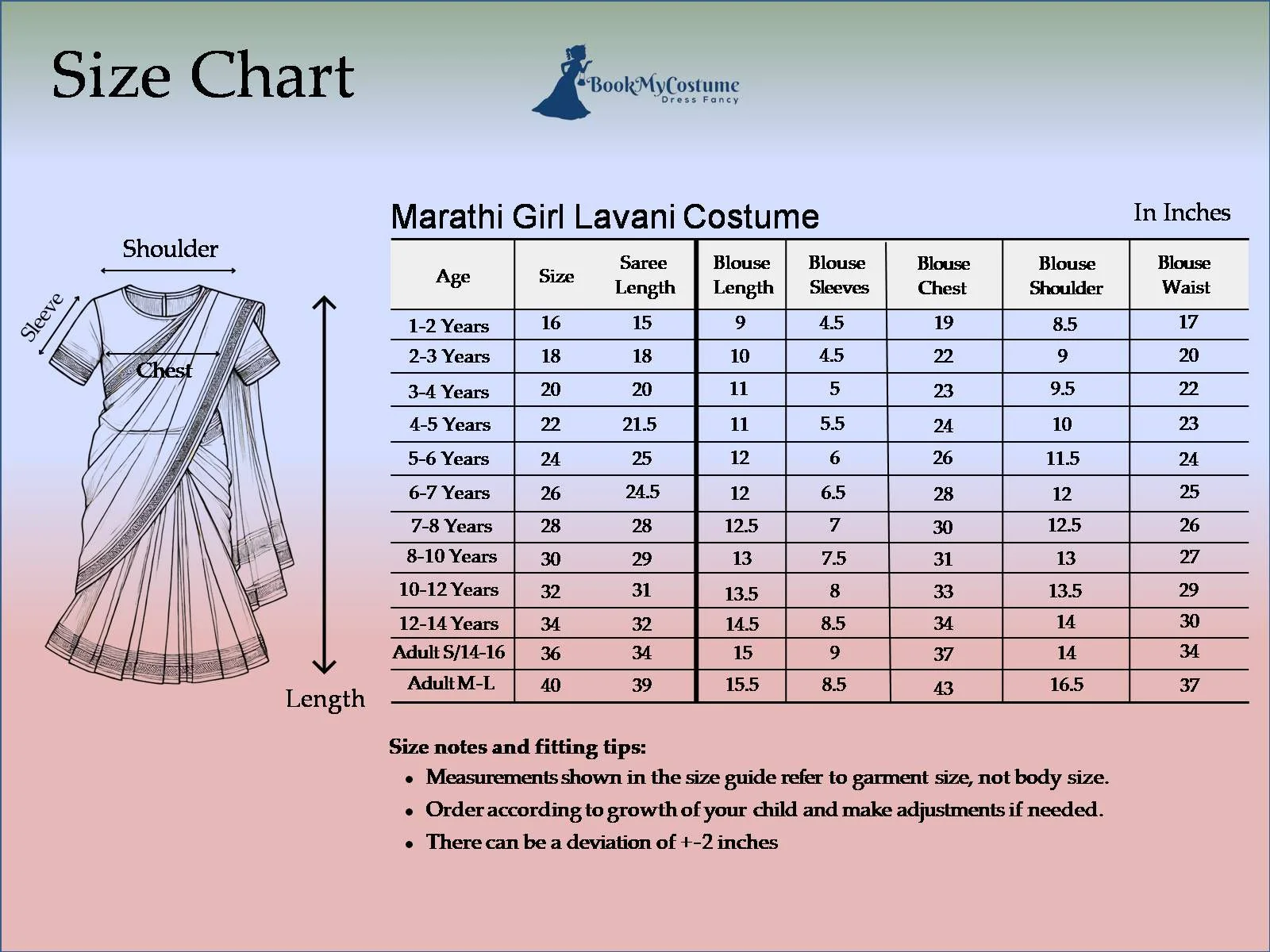 Marathi Girl Lavani Dance Nauvari Costume with Jewellery Kaashta Saree For Girl's & Women  Fancy Dress Costume - Image 2