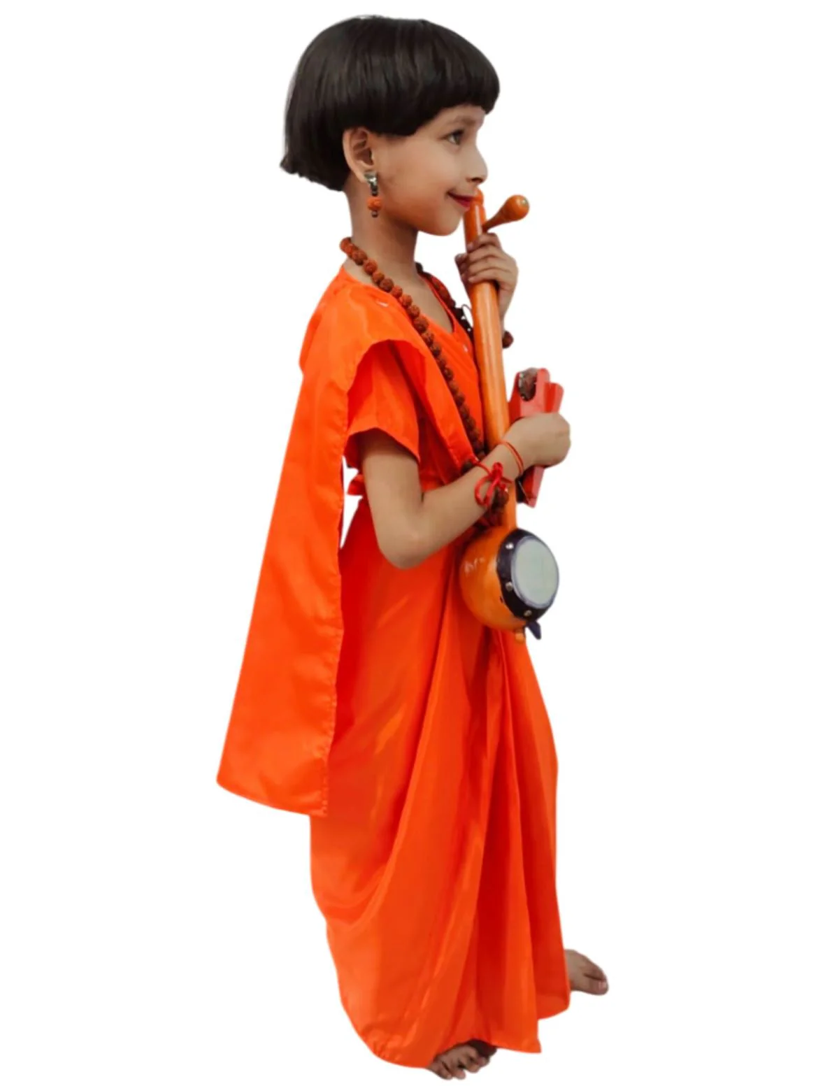 Meera Mirabai Krishna Lover and Devotee Kids Fancy Dress Costume for Girls & Women - Image 10