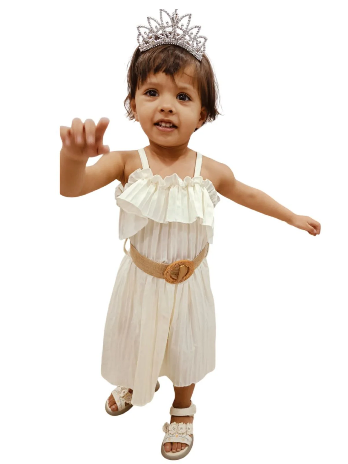Mini Princess Tiara Hair Comb Crown Fancy Dress Costume Accessory for Girls - Image 3