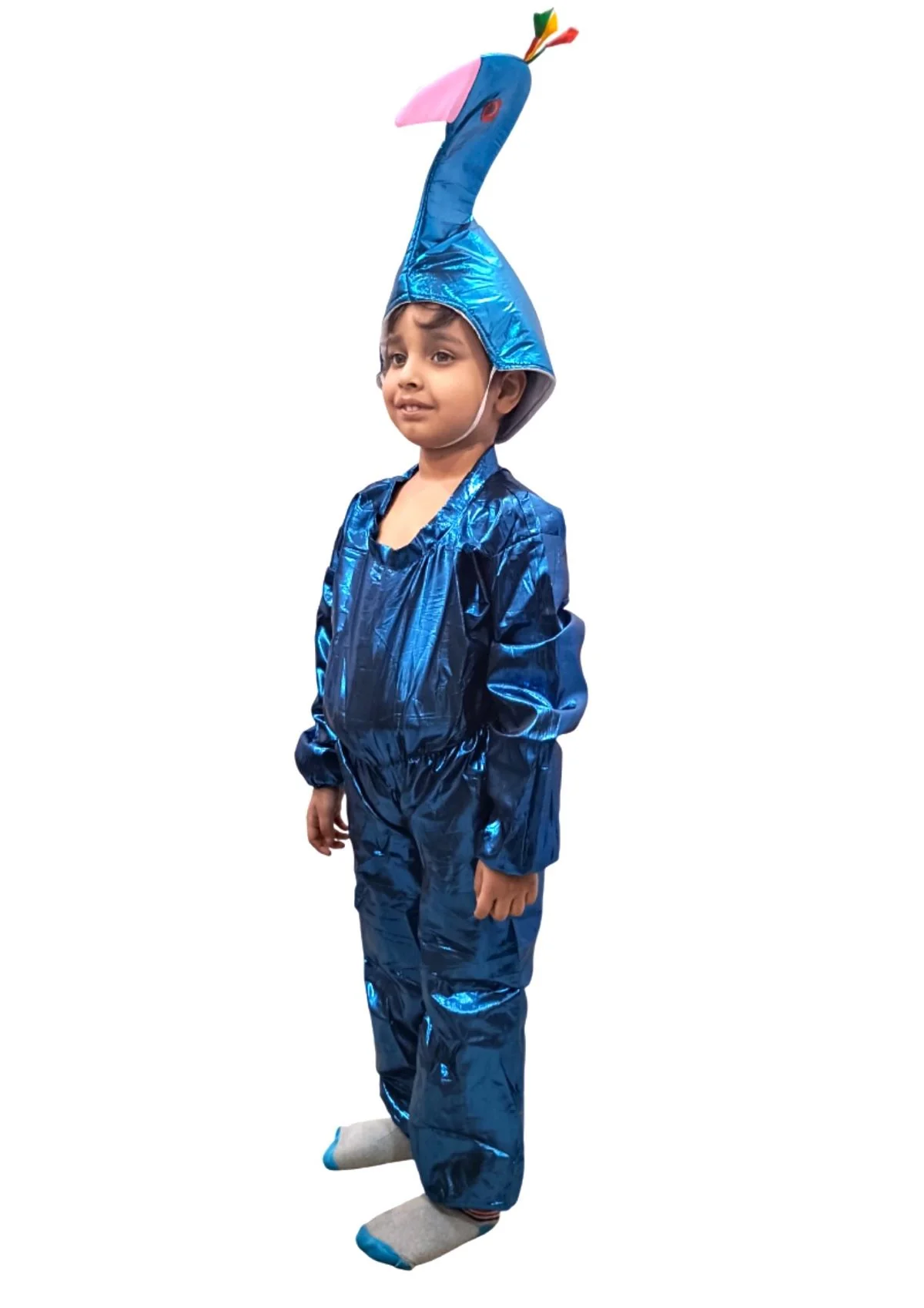 Peacock Bird Kids Fancy Dress Costume - Image 5