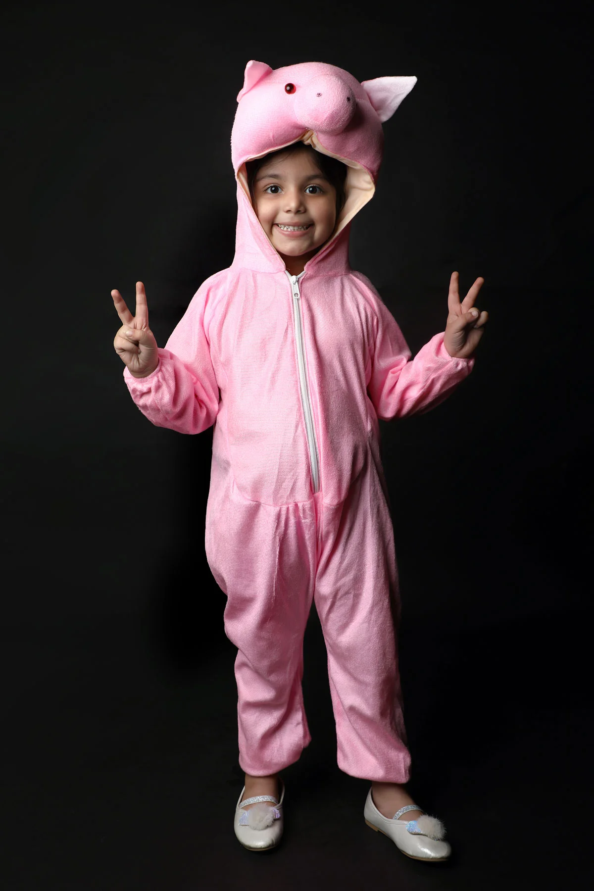 Pink Pig TV Cartoon Jumpsuit Fancy Dress Costume for Kids - Image 6