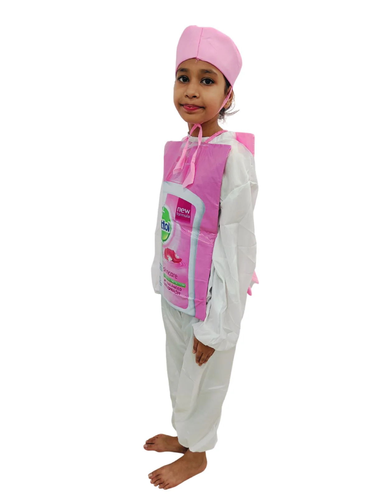 Pink Handwash Hygeine Kids Fancy Dress Costume - Image 4
