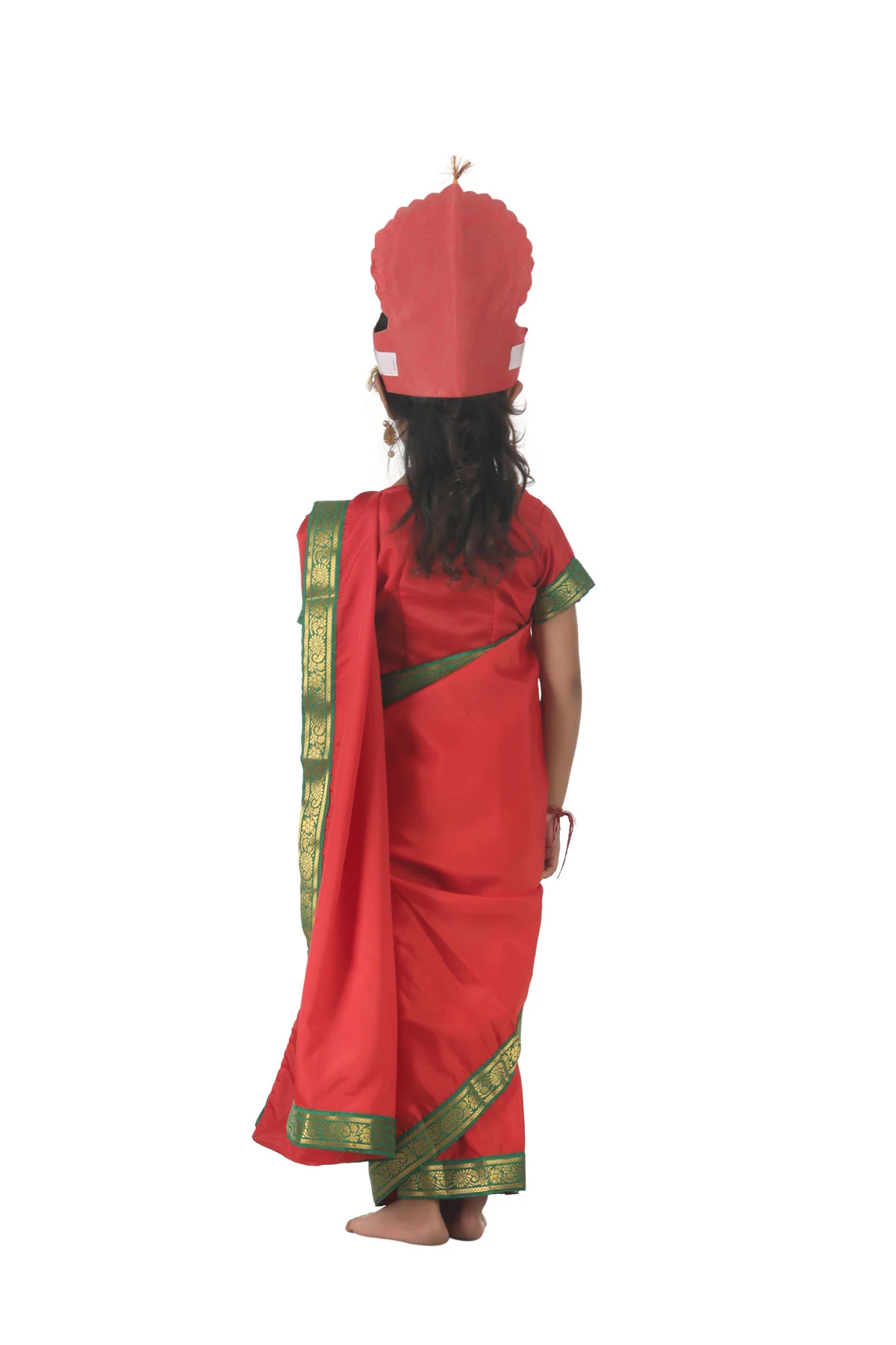 Rani Sita for Girl Kids & Adult Fancy Dress Costume | Ramlila Dussehra Ramayana Mythology - Image 5