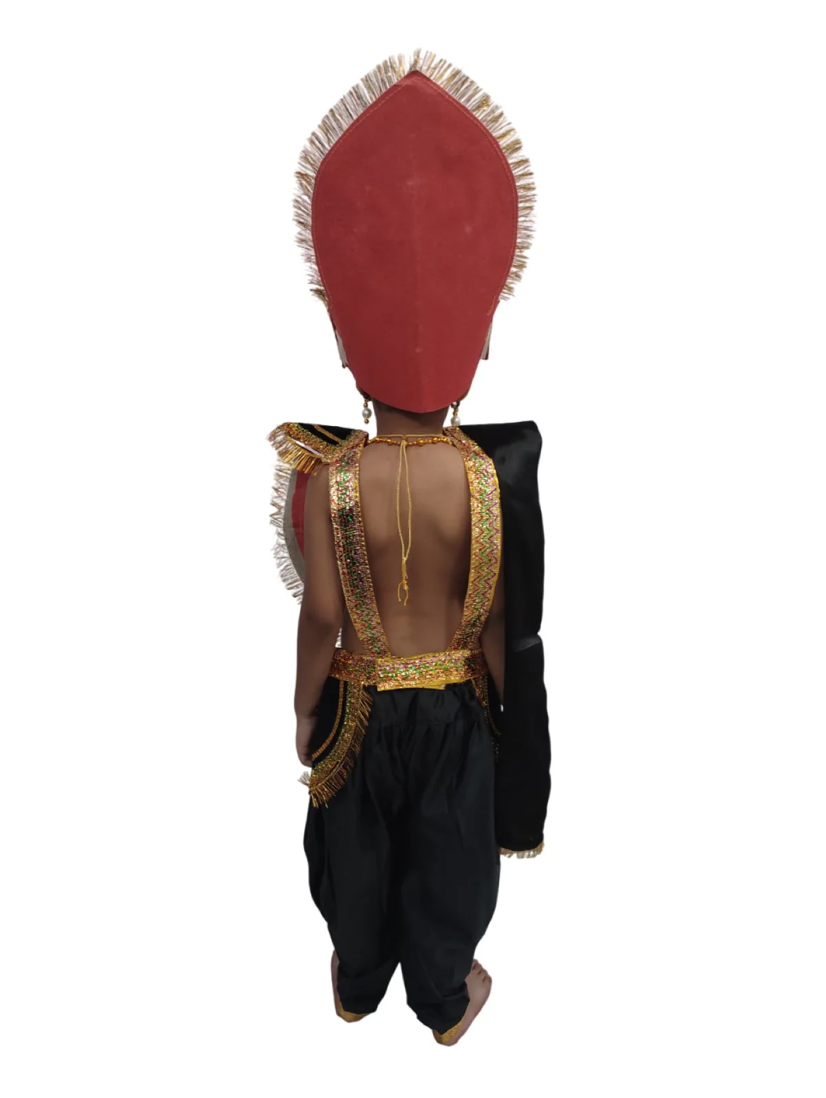 Ravana Lankesh Evil Ramayana Ramlila Kids & Adults Fancy Dress Costume Without Sword - Image 5