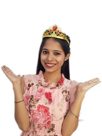 Royal Golden Princess Tiara Crown HeadBand Fancy Dress Costume Accessory for Girls - Image 8