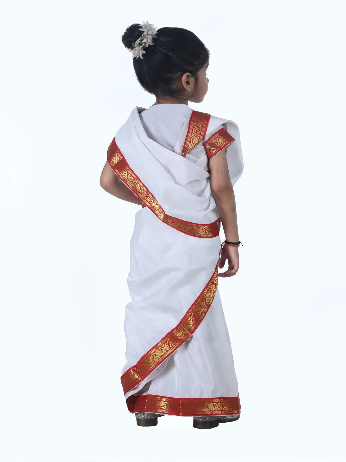 Sarojini Naidu Leader Saree GIrls & Women Fancy Dress Costume - Image 4