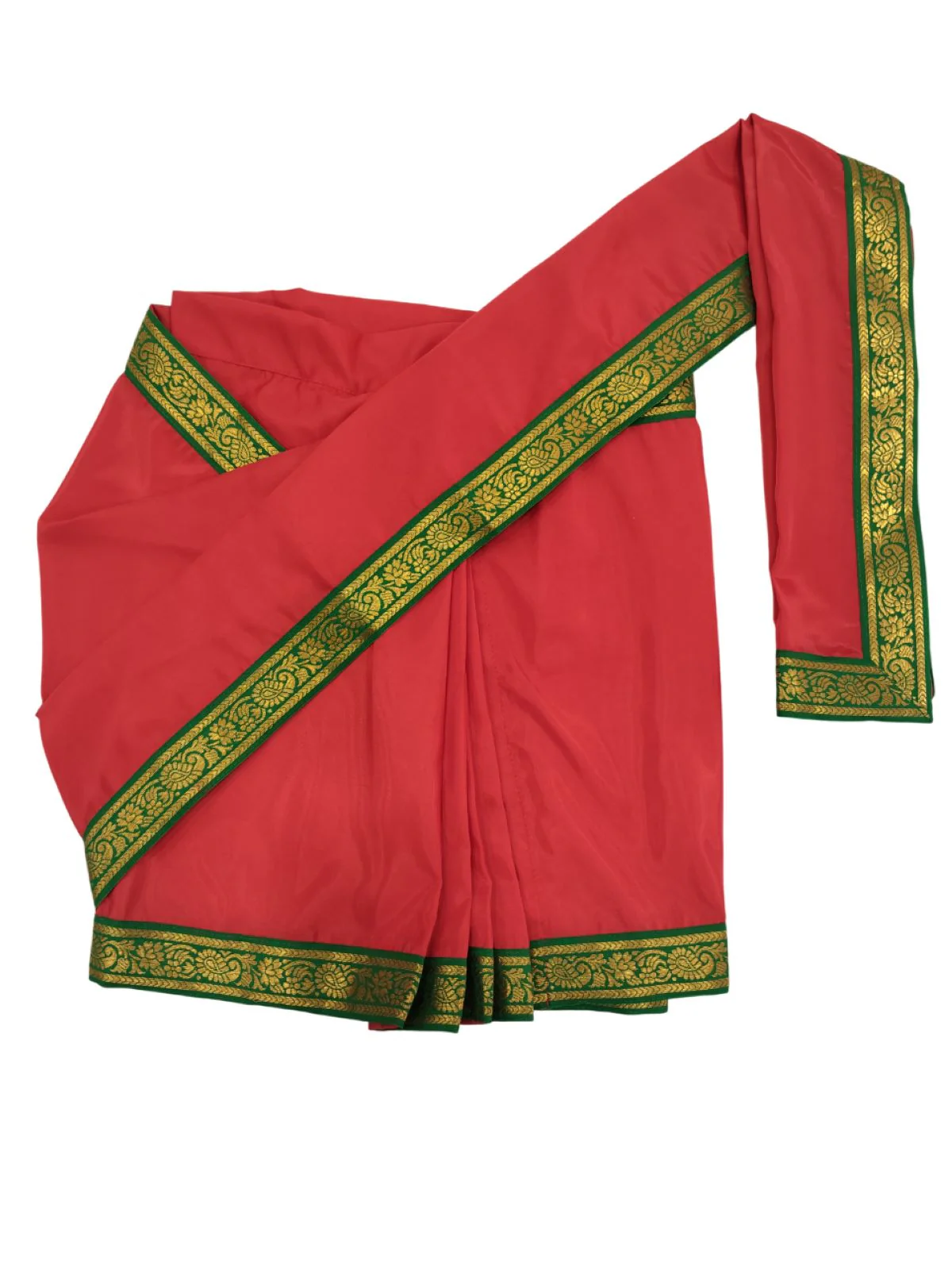 Teacher Red Saree Professio  For Girls & Women Fancy Dress Costume - Image 9