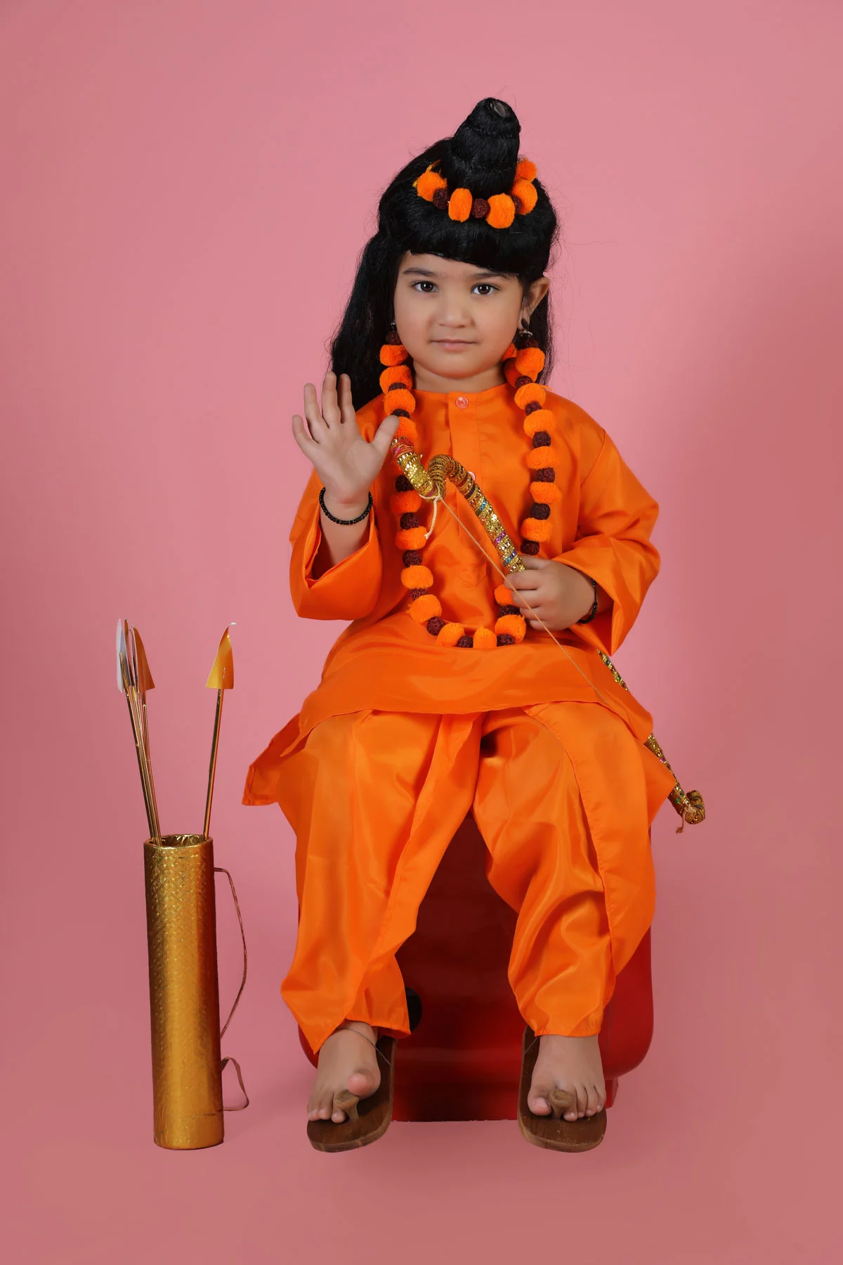 Vanwasi Laxman Kids Ramlila Character Fancy Dress Costume - Image 9