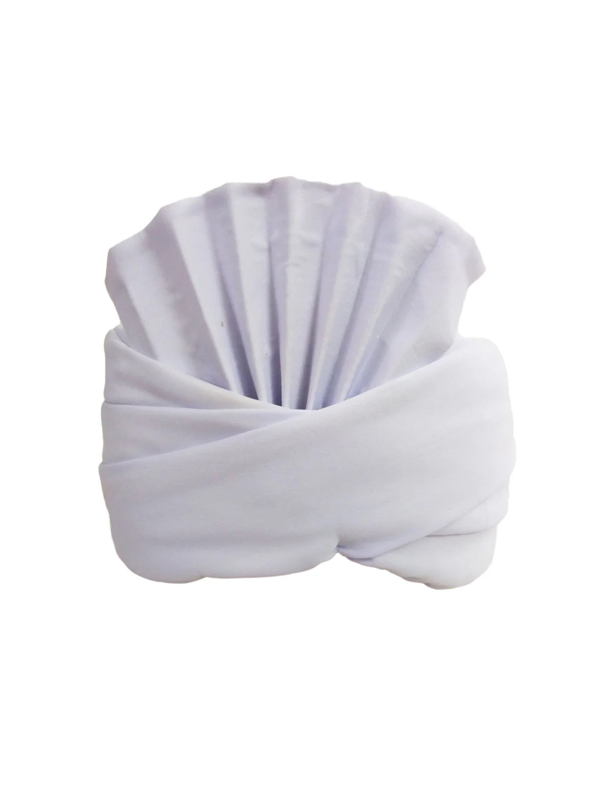 White Jaat Haryana Chaudhary Pagri Kids Fancy Dress Accessory - Image 2