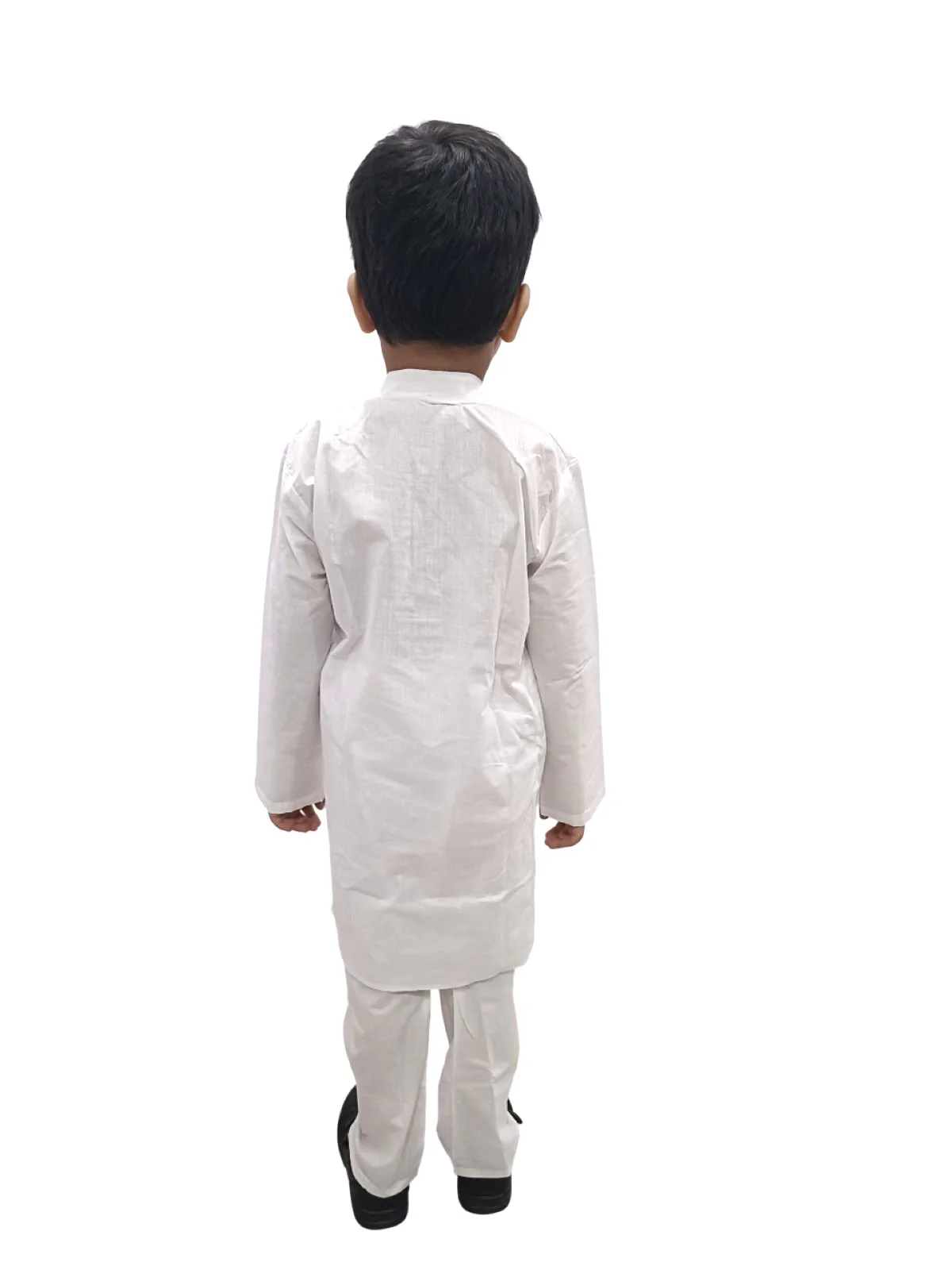 White Kurta Pyjama for Boys Kids & Adult Fancy Dress Costume - Image 3